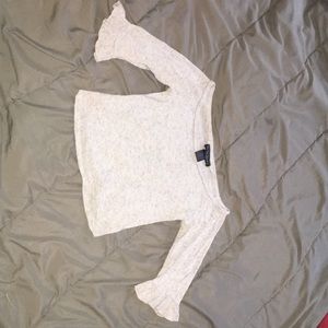 off the shoulder crop top